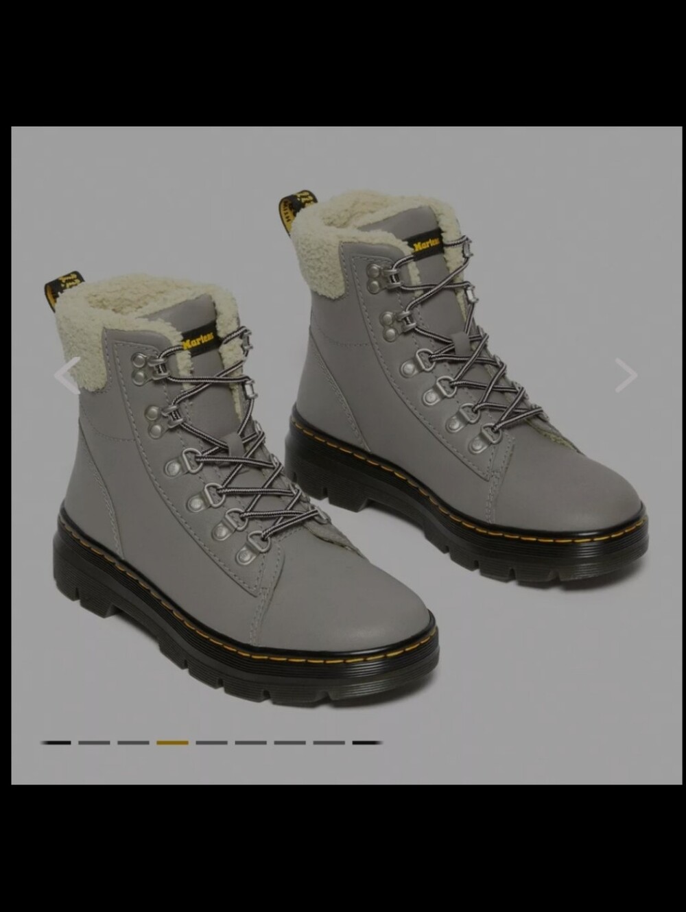 New Dr. Martens Women Winter Boots,Faux Fur-Lined,casual,9